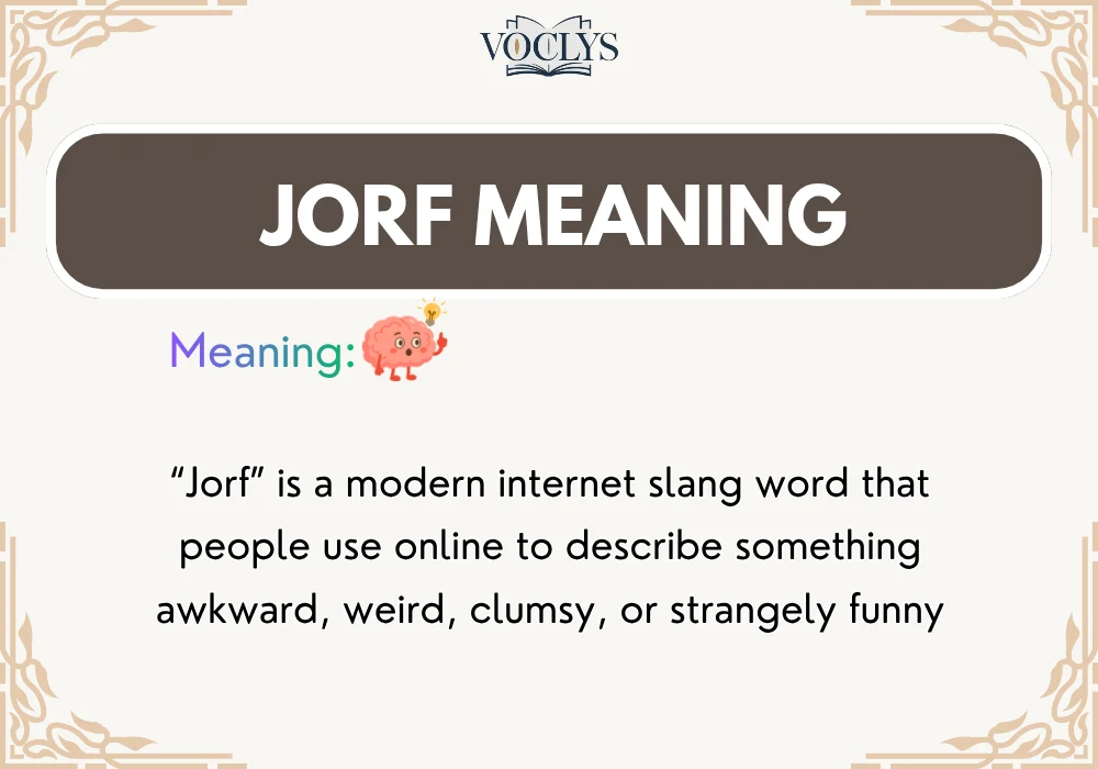 What Does Jorf Mean In Slang