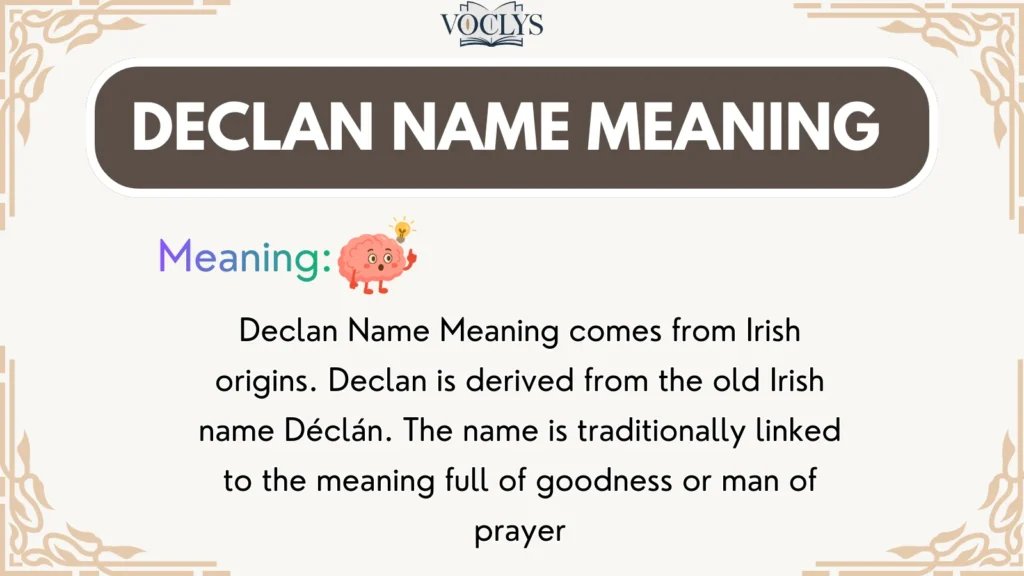 Declan Name Meaning