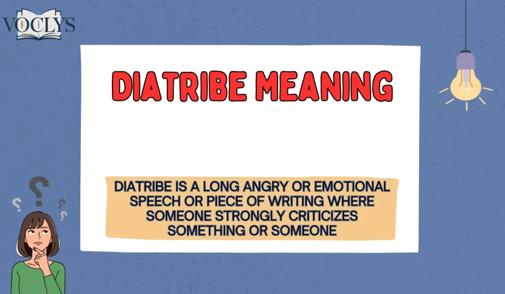 Diatribe Meaning