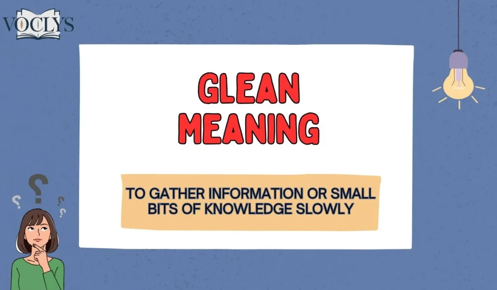 Glean Meaning