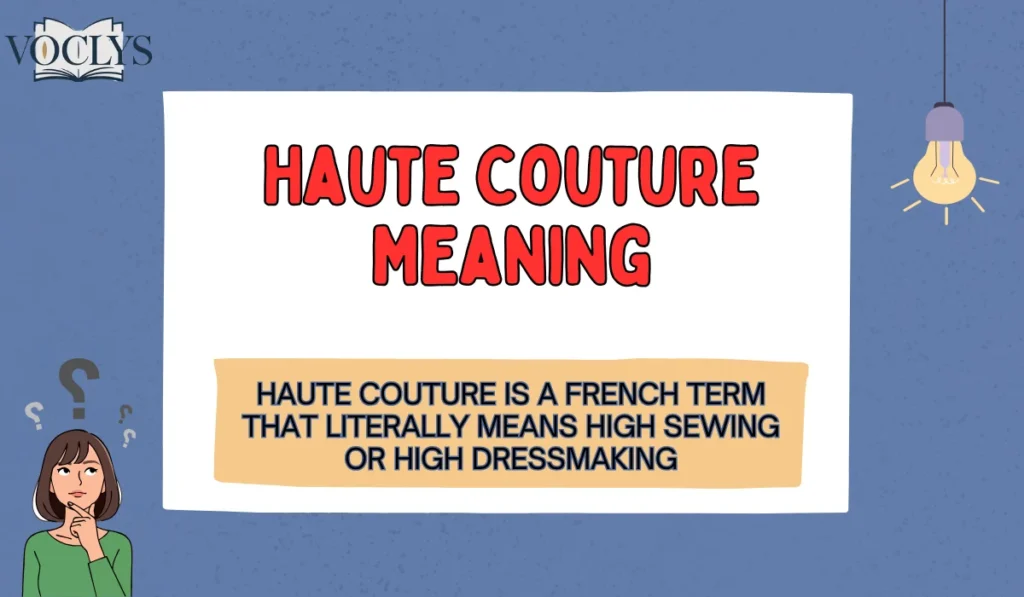 Haute Couture Meaning