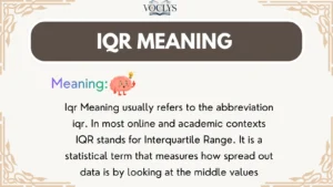 Iqr Meaning