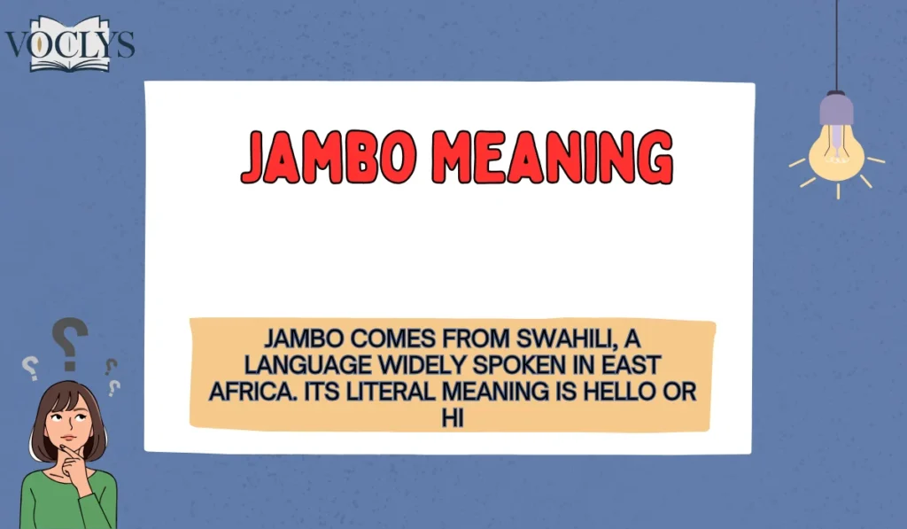Jambo Meaning