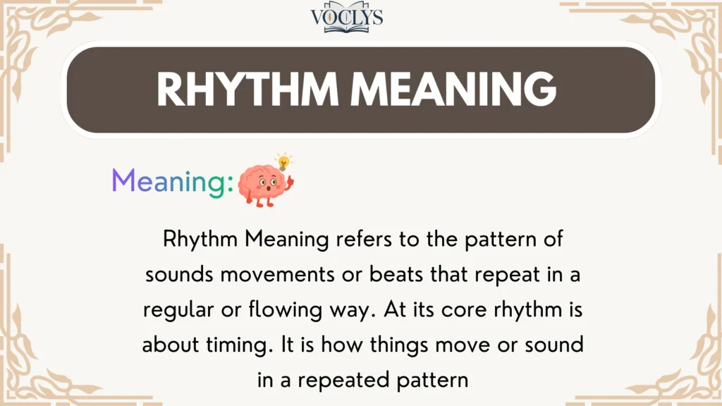 Rhythm Meaning