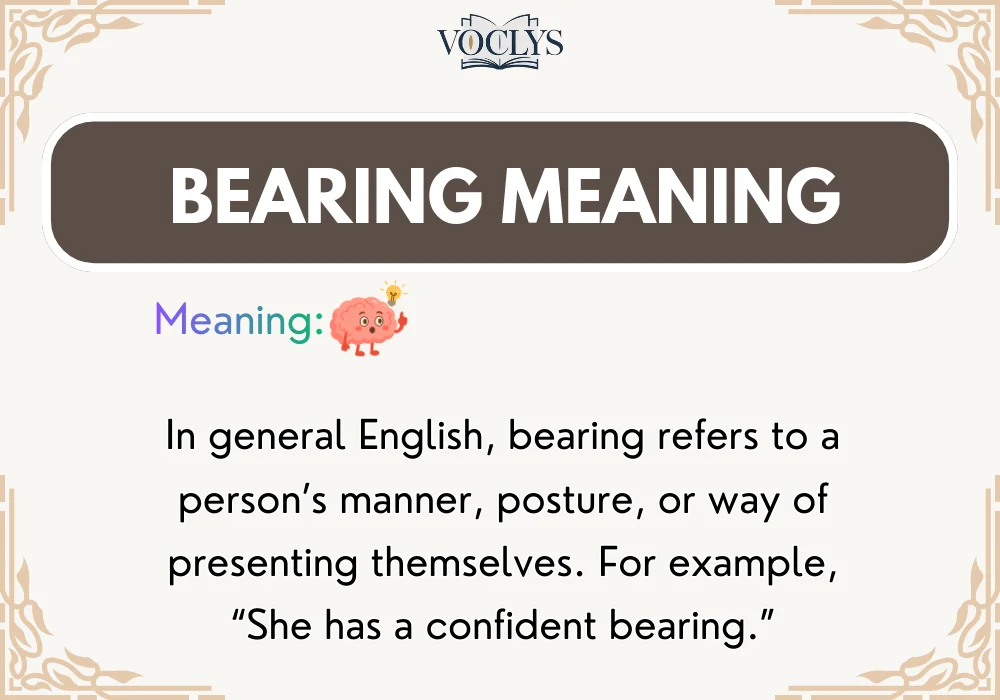 Bearing Meaning