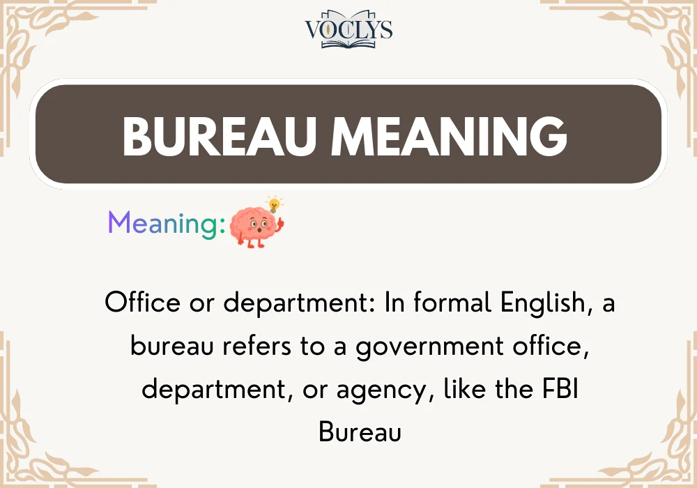 Bureau Meaning