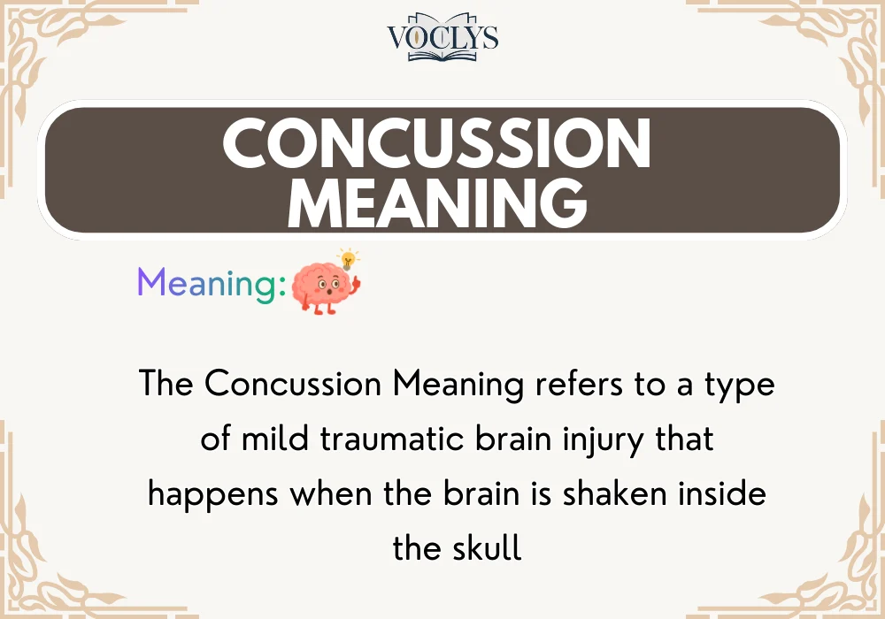 Concussion Meaning