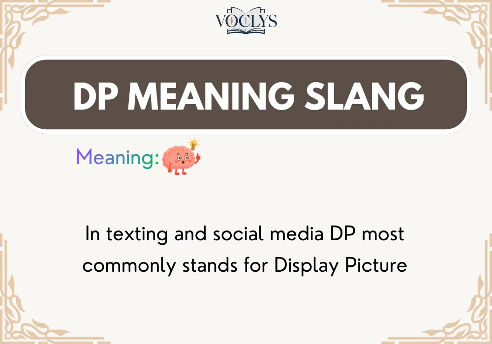 DP Meaning Slang