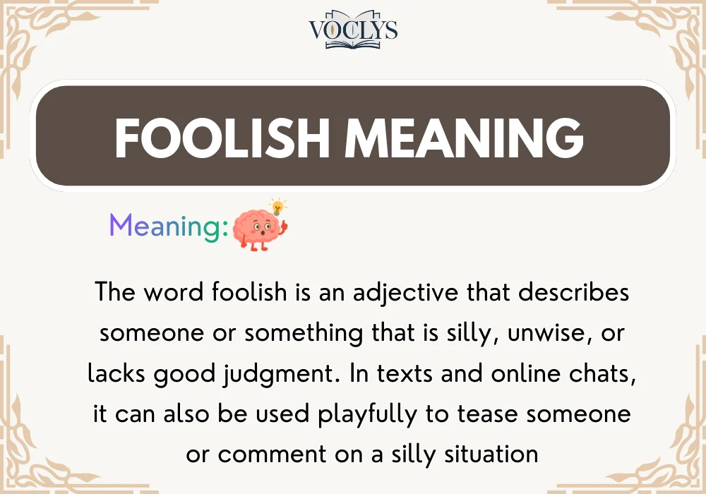 Foolish Meaning
