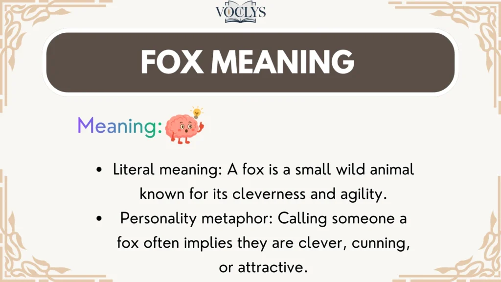 Fox Meaning