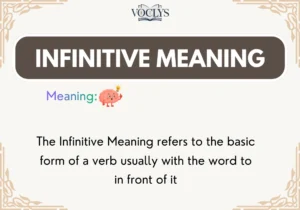 Infinitive Meaning