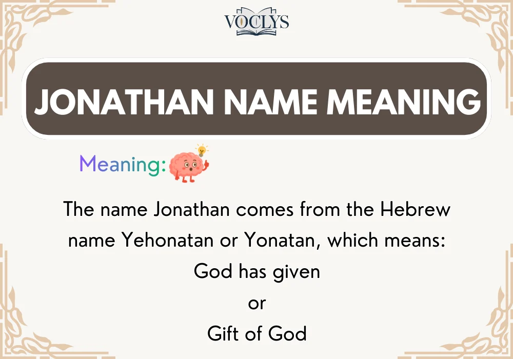 Jonathan Name Meaning