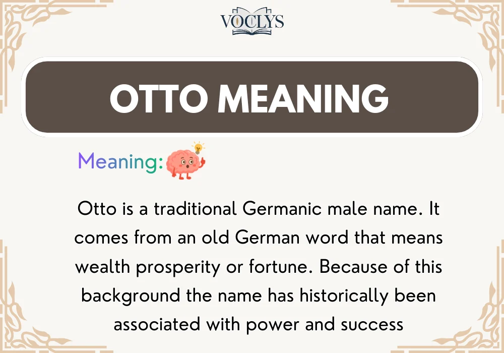 Otto Meaning