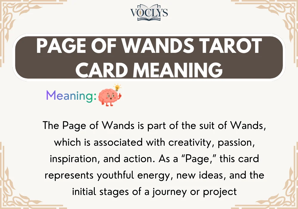 Page Of Wands Tarot Card Meaning