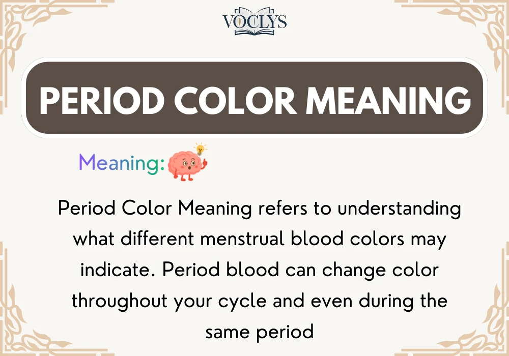 Period Color Meaning