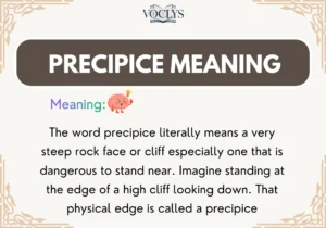 Precipice Meaning