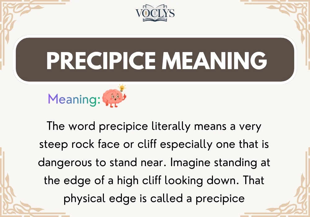 Precipice Meaning
