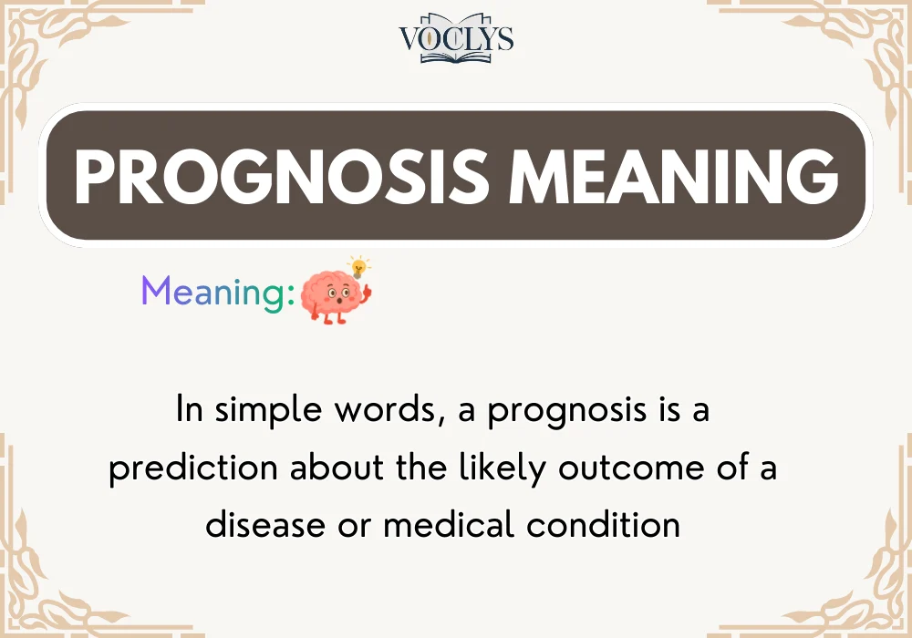 Prognosis Meaning