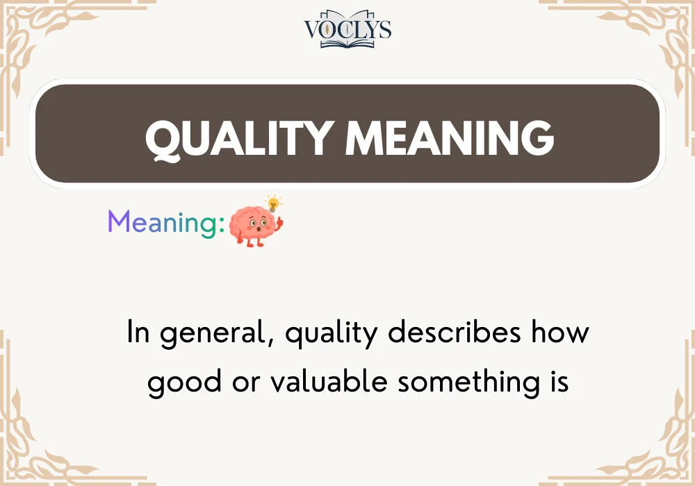 Quality Meaning