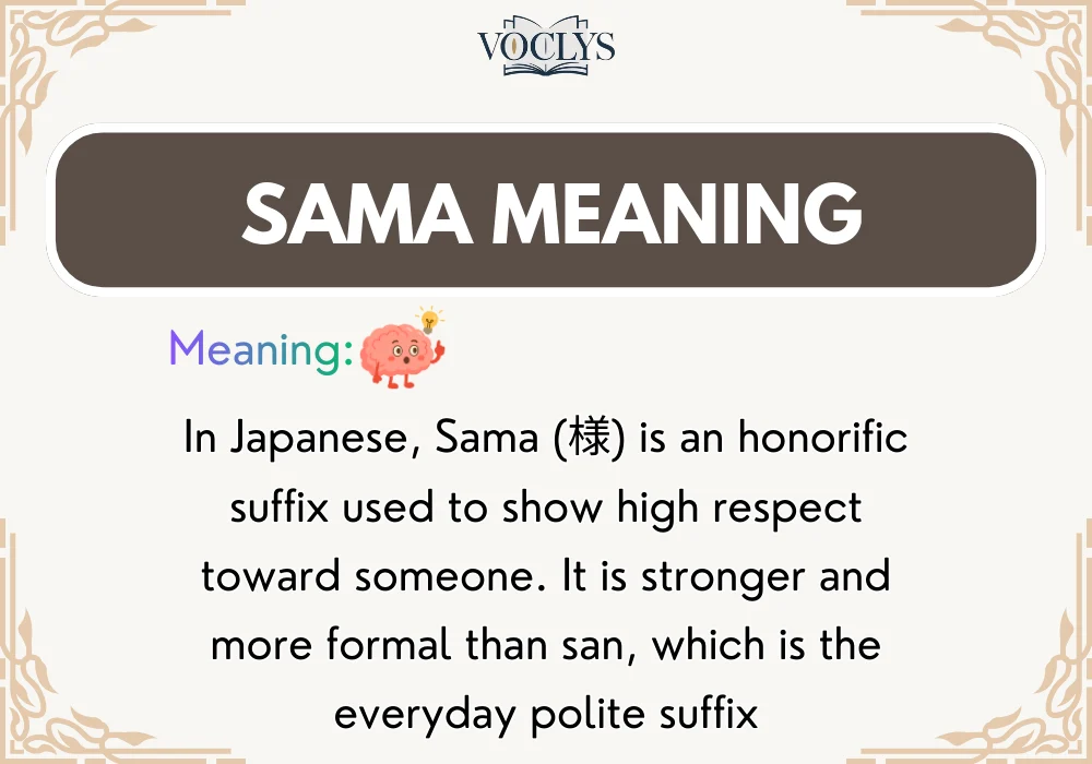 Sama Meaning
