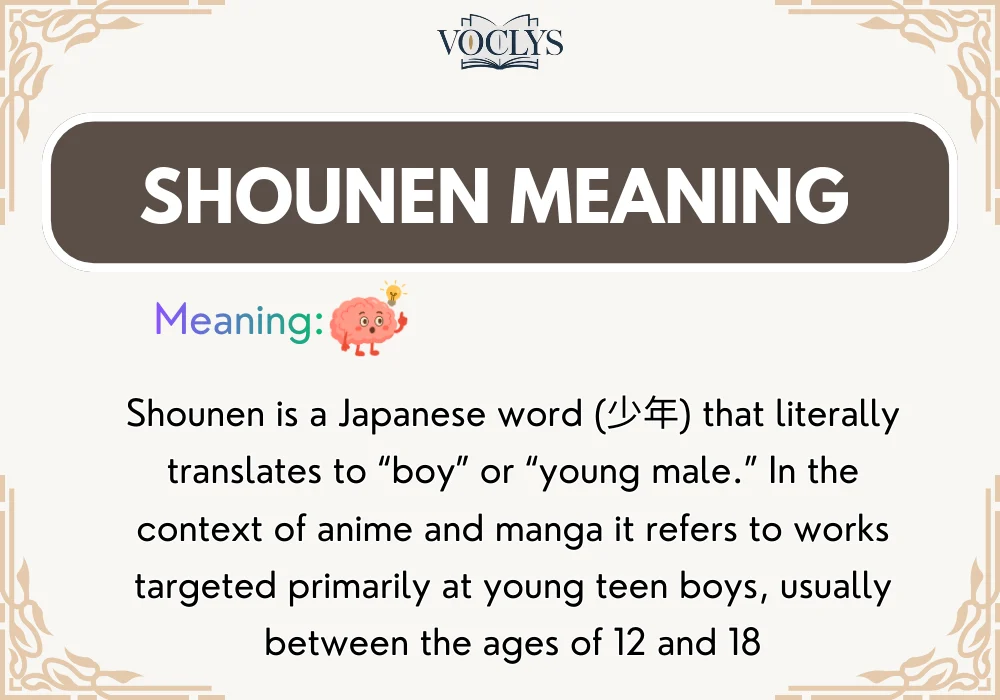 Shounen Meaning