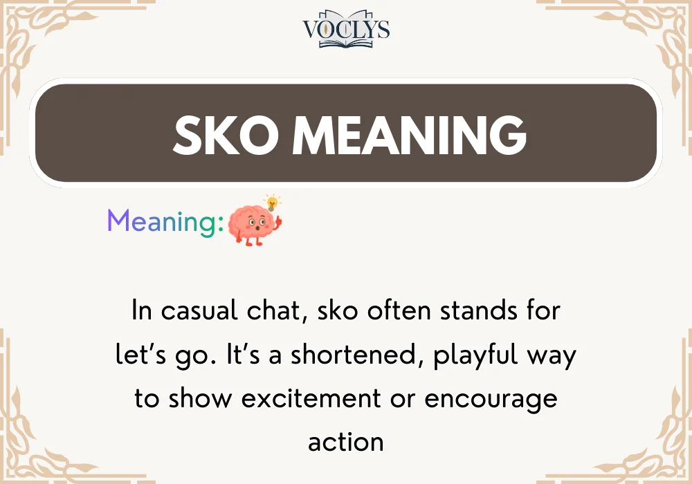 Sko Meaning