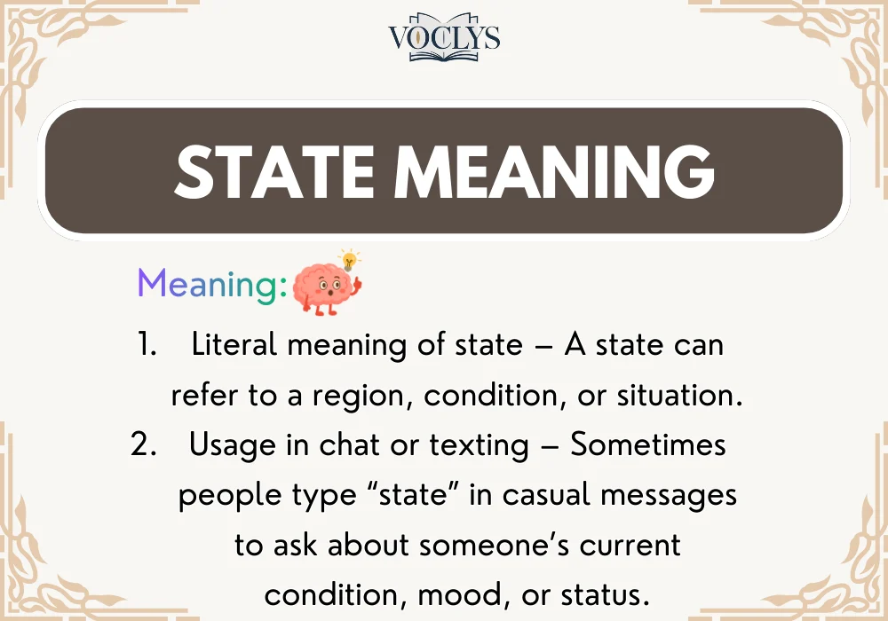 State Meaning