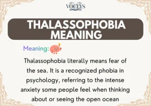 Thalassophobia Meaning
