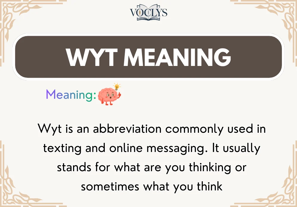 Wyt Meaning