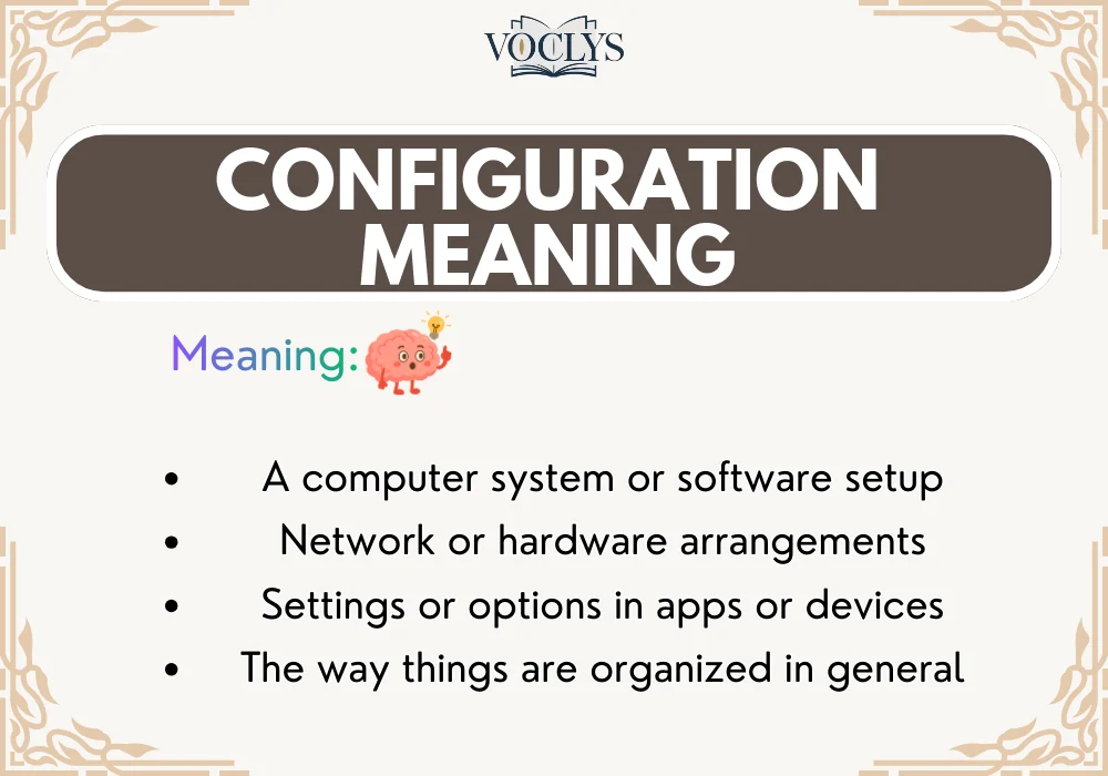 Configuration Meaning