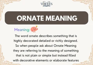 Ornate Meaning