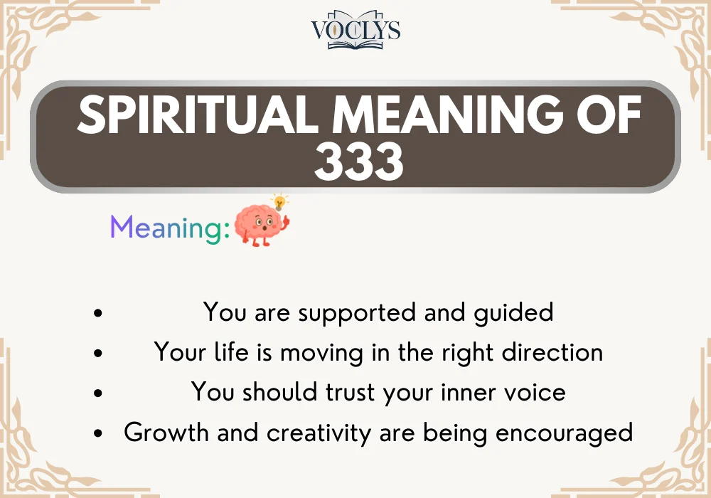 Spiritual Meaning Of 333