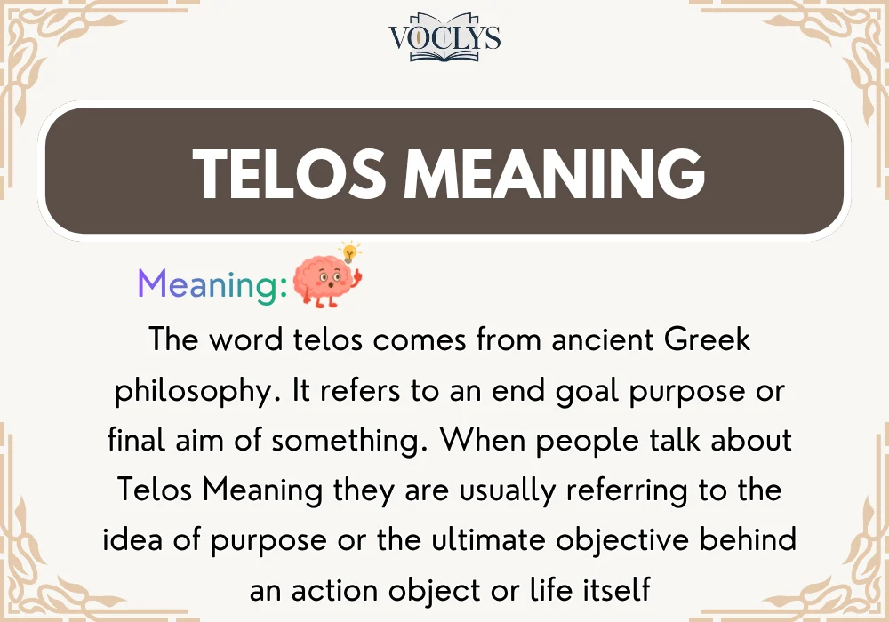 Telos Meaning
