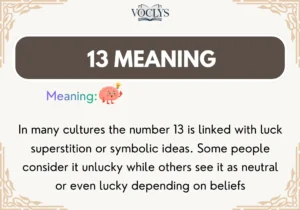 13 Meaning