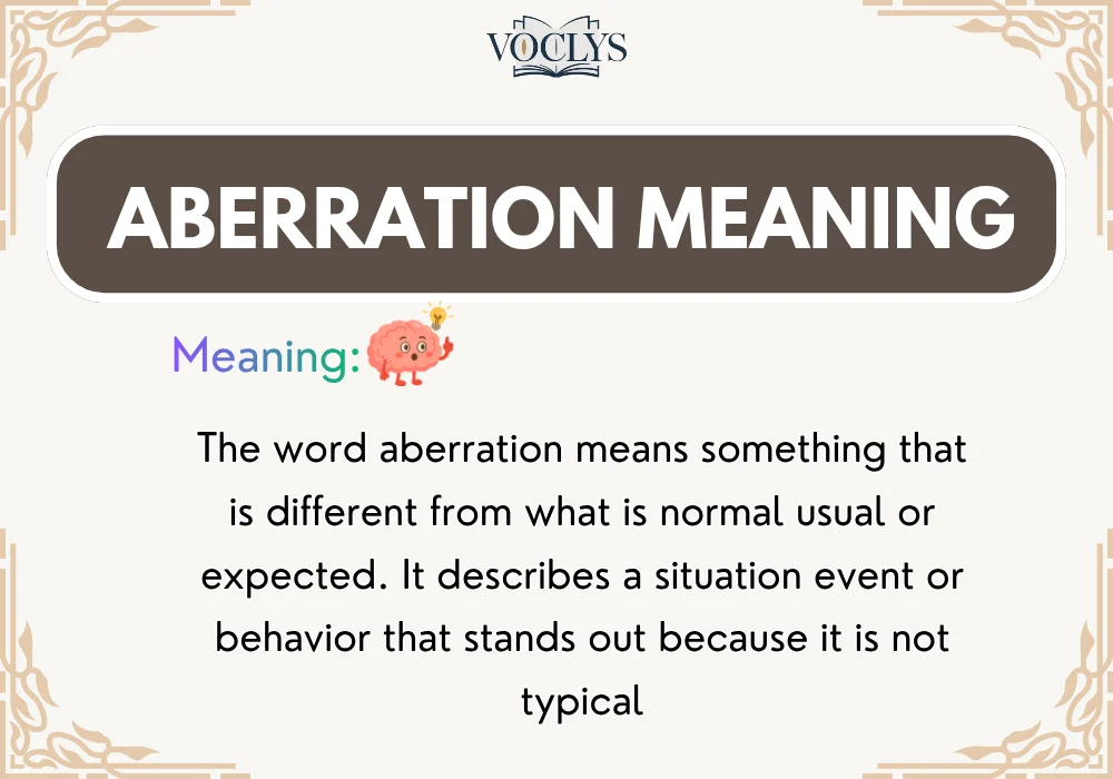 Aberration Meaning