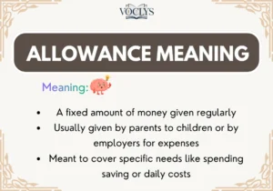 Allowance Meaning