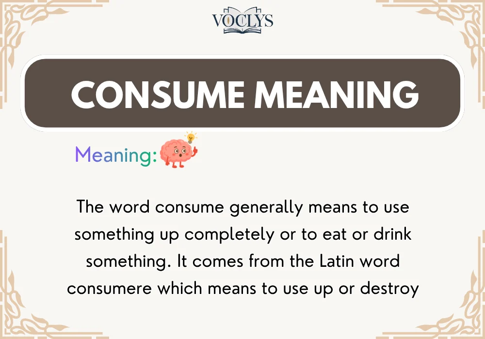 Consume Meaning
