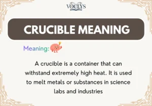 Crucible Meaning