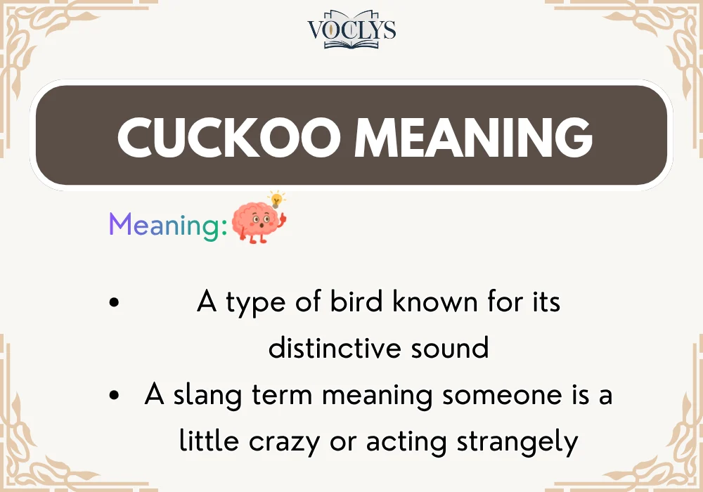 Cuckoo Meaning