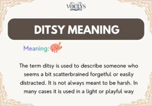 Ditsy Meaning