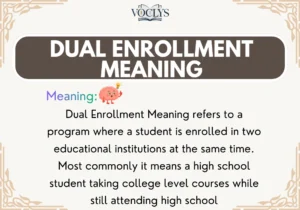 Dual Enrollment Meaning