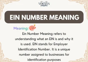 Ein Number Meaning