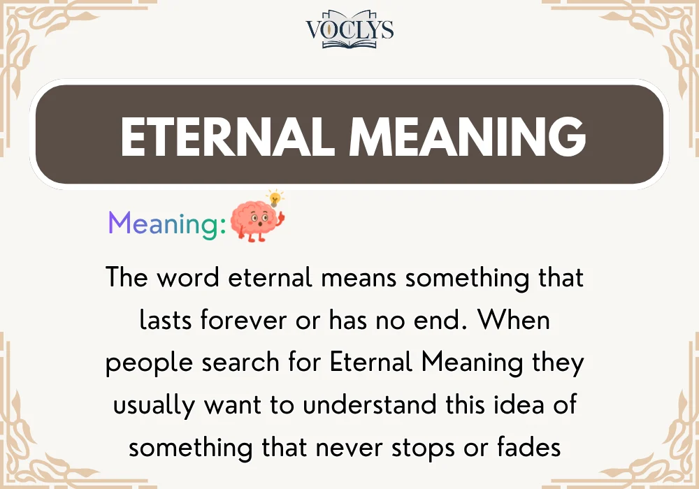 Eternal Meaning