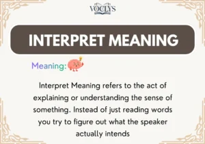 Interpret Meaning