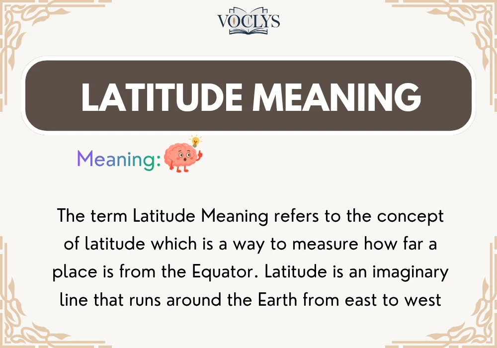 Latitude Meaning