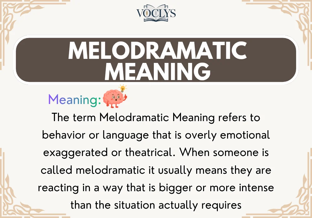 Melodramatic Meaning