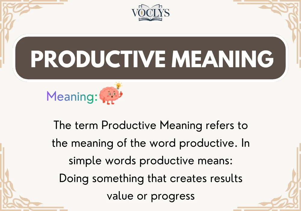 Productive Meaning