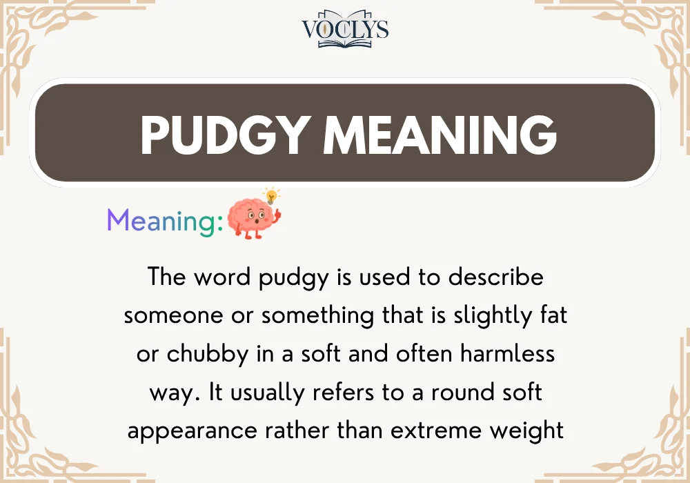Pudgy Meaning