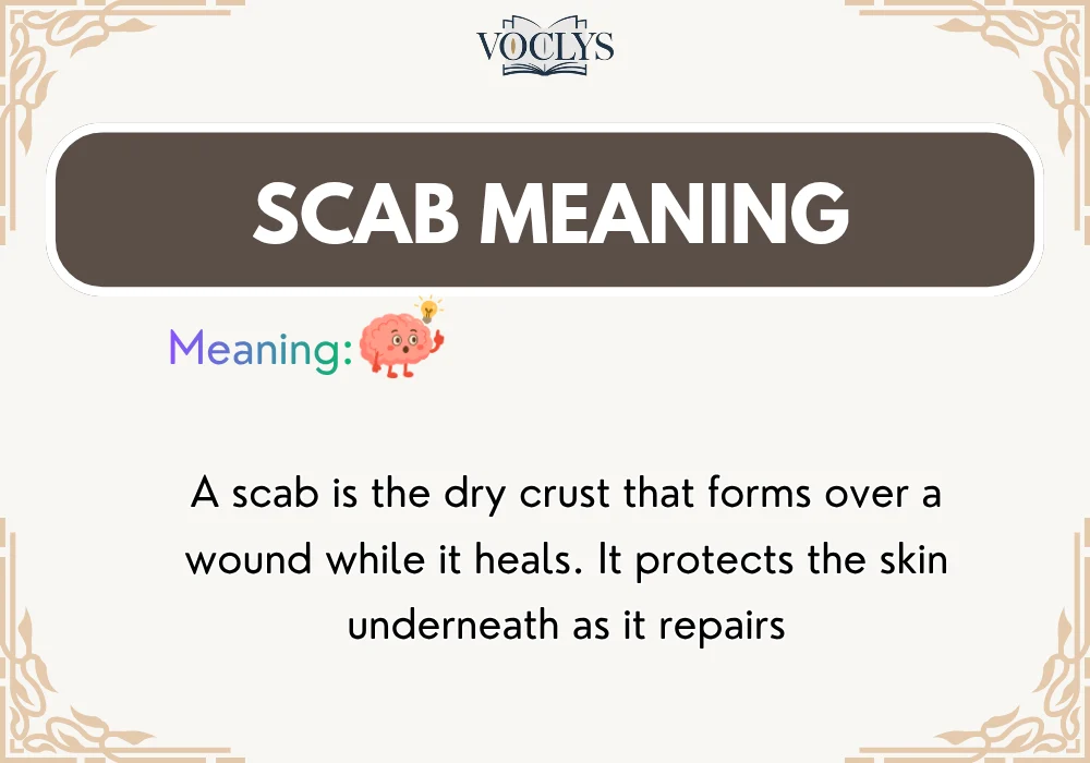 Scab Meaning
