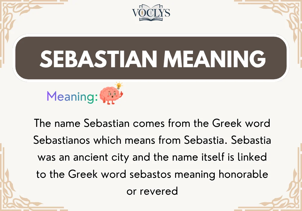 Sebastian Meaning